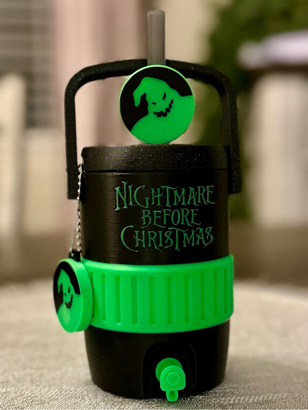 Nightmare Before Christmas GLOW IN THE DARK Oogie Boogie Can Cooler